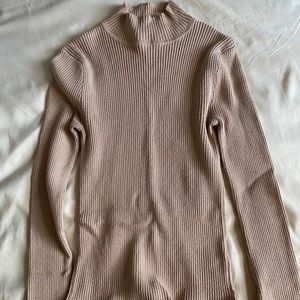 Tan turtle neck